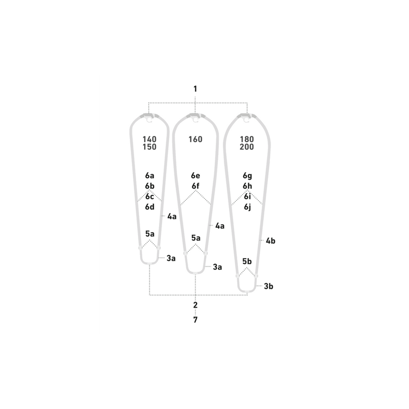 Duotone Alu Tailend oval complete w. VTS Tail (SS22-onw) 2022